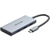 Docking USB Tipo-C Vention TOOHB/ 1xHDMI 4K/ 3xUSB/ 1xLector | APLIUM