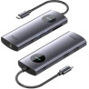 Docking USB Tipo-C Vention TQVHB/ 2xHDMI 4K/ 3xUSB/ 1xRJ45/ 1xLector d