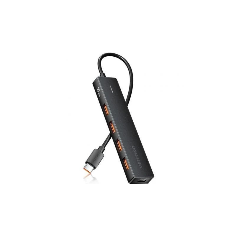 Hub USB 3.2 Vention CHJBB/ 4xUSB/ 1xUSB Tipo-C