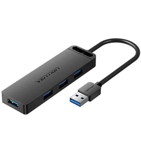 Hub USB 3.0 Vention CHLBF-SCB2/ 4xUSB/ 1xUSB Tipo-C PD
