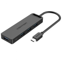Hub USB Tipo-C Vention TGKBB/ 4xUSB/ 1xMicroUSB PD | APLIUM