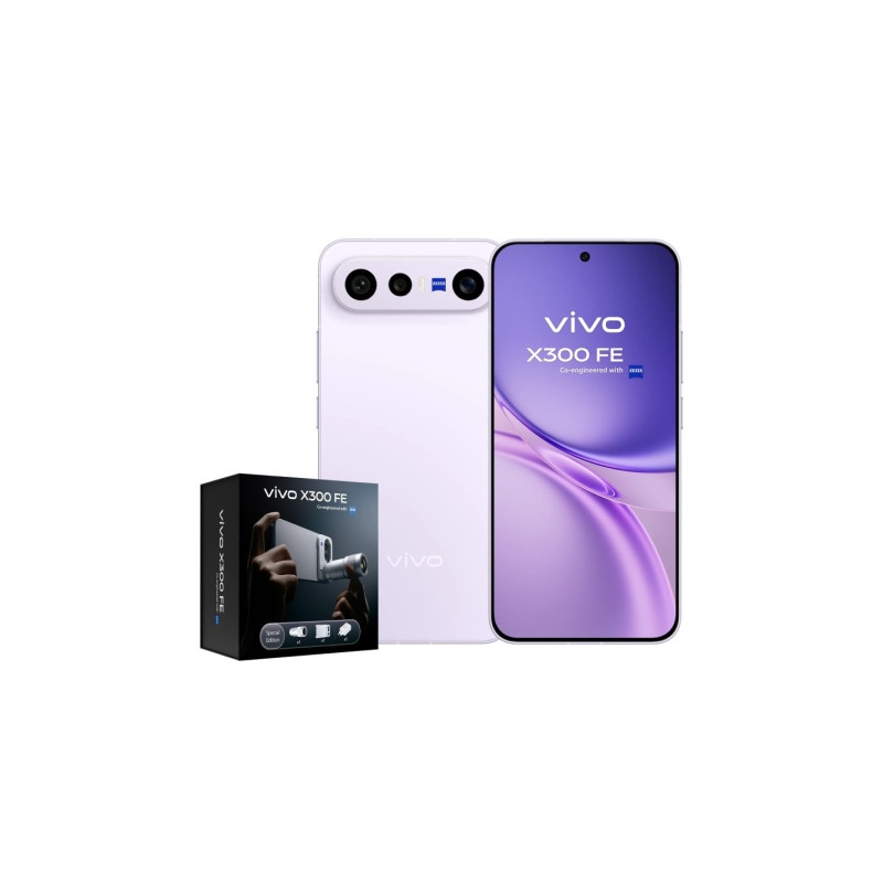 Smartphone Vivo X300 FE 12GB/ 512GB/ 6.31"/ 5G/ Púrpura/ Incluye Exten
