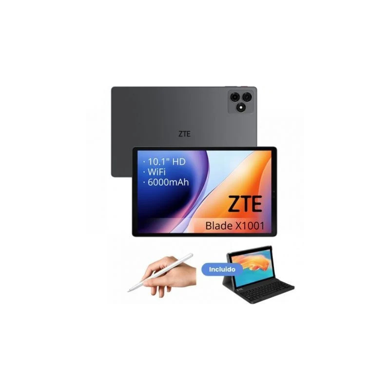 Tablet ZTE Tab Blade X1001W 10.1"/ 4GB/ 128GB/ Octacore/ Gris/ Incluye