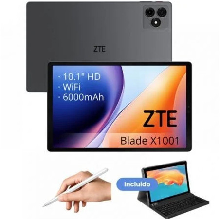 Tablet ZTE Tab Blade X1001W 10.1"/ 4GB/ 128GB/ Octacore/ Gris/ Incluye