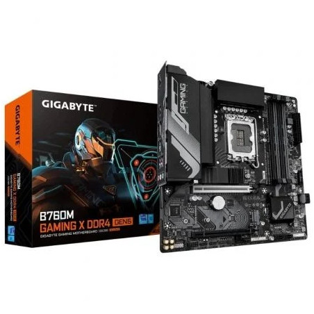 Placa Base Gigabyte B760M Gaming X DDR4 GEN5 Socket 1700/ DDR4/ PCIe 5