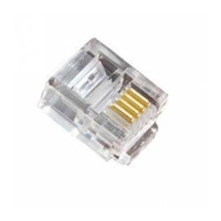 CONECTOR MACHO RJ11 (4 CONTACT