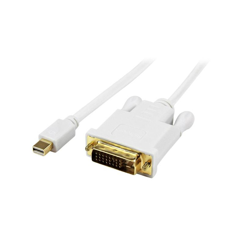 mDP to DVI Cable 3ft Active White