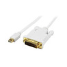 mDP to DVI Cable 3ft Active White