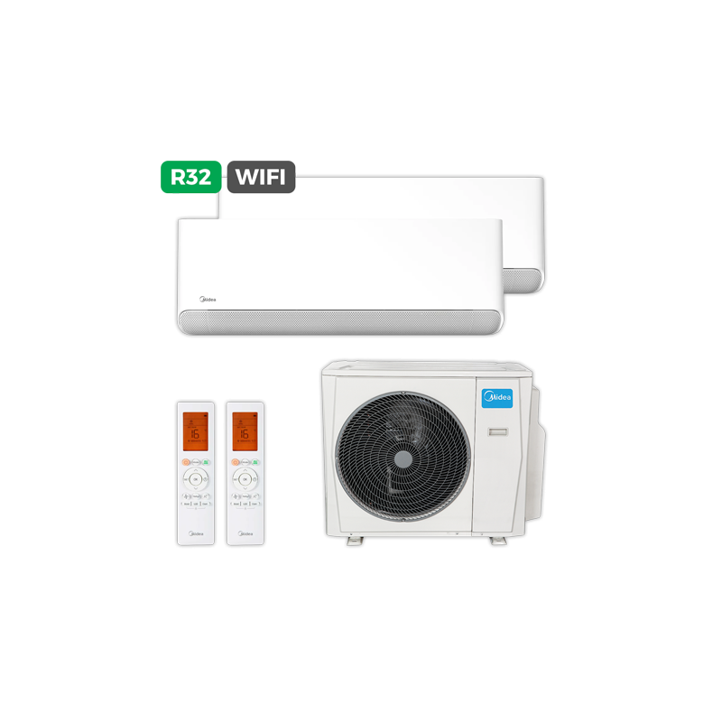 Aire MIDEA SPLITx2 BREEZELESS-E 12-12(5)