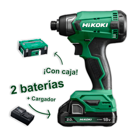 Atornillador a bateria HIKOKI WH18DAWCZ | APLIUM