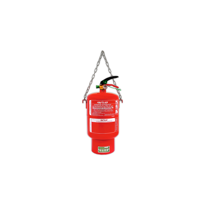 Extintor Automatico Polvo ABC FIRE ICE
