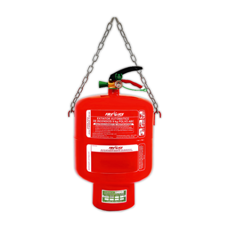 Extintor Automatico Polvo ABC FIRE ICE