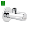 Valvula de Escuadra para Grifo 1/2¨ C850 | APLIUM