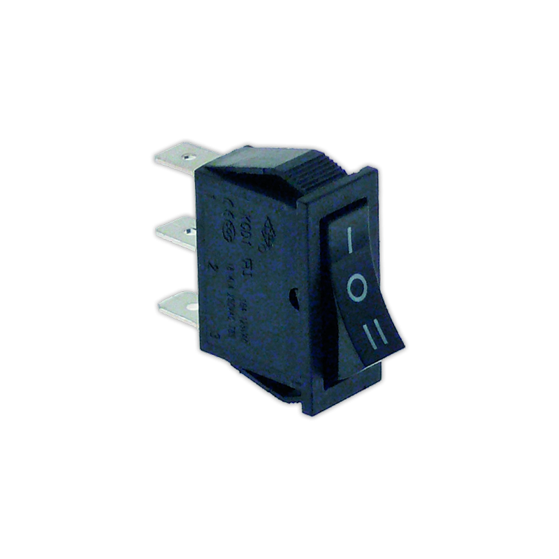 Conmutador 11x30 mm I negro sin piloto | APLIUM