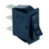 Conmutador 11x30 mm I negro sin piloto | APLIUM