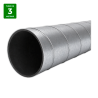 Tubo helicoidal aislado diametro 200 mm | APLIUM