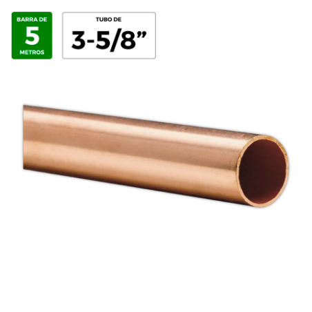 Tubo cobre 3-5/8¨ x 1,65 mm | APLIUM