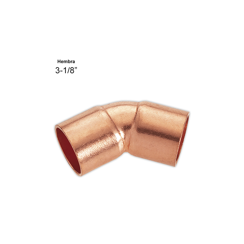 Curva 45° H-H 3-1/8¨ | APLIUM