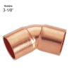 Curva 45° H-H 3-1/8¨ | APLIUM