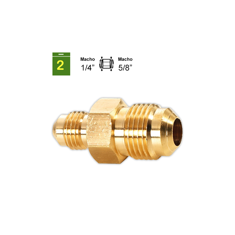 Reduccion SAE Macho-Macho 1/4¨ x 5/8¨ | APLIUM