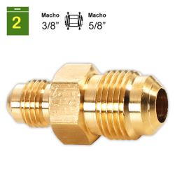 Reduccion SAE Macho-Macho 3/8¨ x 5/8¨ | APLIUM