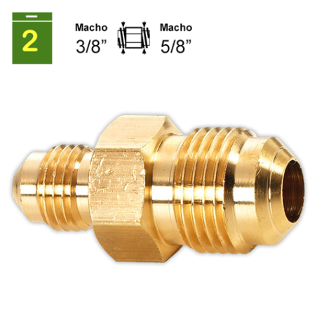 Reduccion SAE Macho-Macho 3/8¨ x 5/8¨ | APLIUM