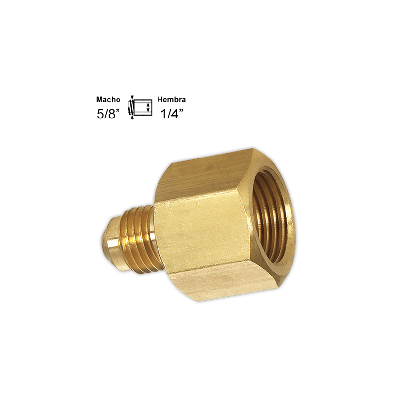 Reduccion SAE Macho-Hembra 5/8¨ x 1/4¨ | APLIUM