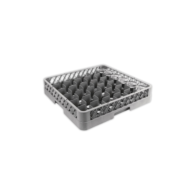 Cesta LVV para 36 vasos Ø 73mm (50x50) | APLIUM