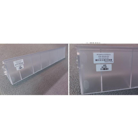 Baffle system component for