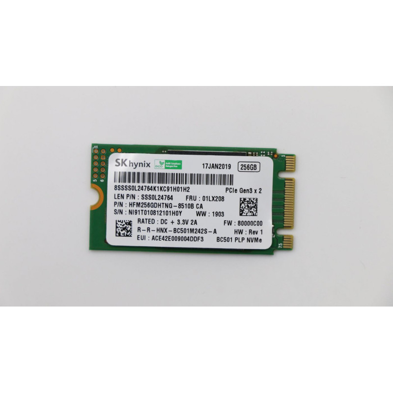 256GB M.2 PCIe NVMe Solid