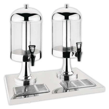 Dispensador doble de zumo OLYMPIA J184 | APLIUM