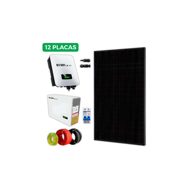kit solar residencial SVAN SOLAR SSRS555 | APLIUM