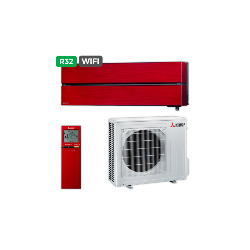 Aire MITSUBISHI SPLIT MSZ-LN50VGR Rojo