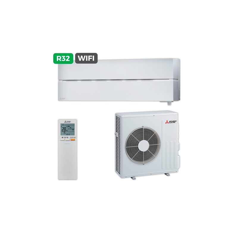 Aire MITSUBISHI SPLIT MSZ-LN60VGW Blanc