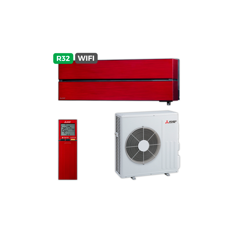 Aire MITSUBISHI SPLIT MSZ-LN60VGR Rojo