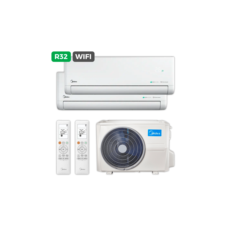 Aire MIDEA SPLITx2 SOLUNAR 25-35/M2O-18 | APLIUM