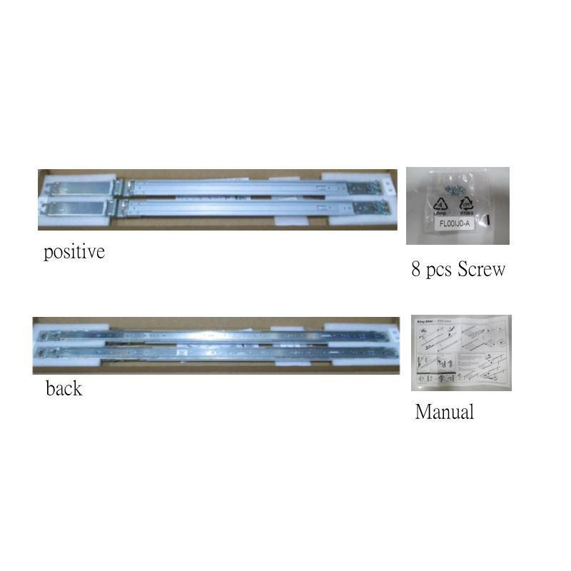 Full pull sliding rail kit