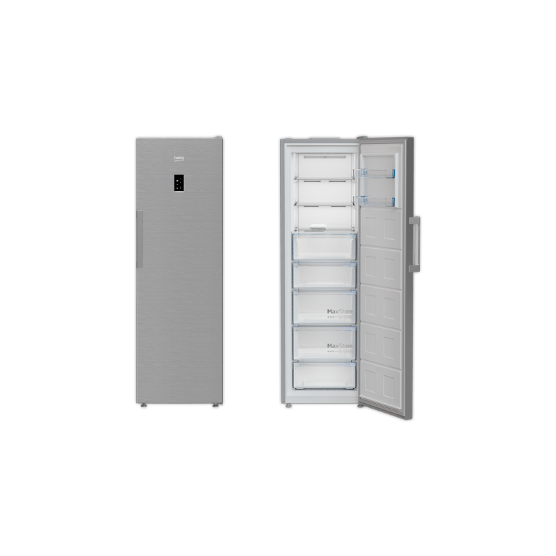 Congelador vert. BEKO B3RFNE314XB Inox | APLIUM