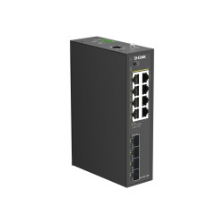 D-Link DIS-210G-12UP - 12-PORT Gigabit Industrial POE++ | APLIUM