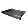 2-Pack 1U Server Rack Shelf Vented