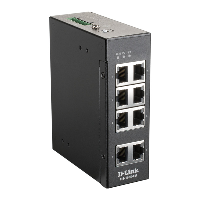 8 Port Unmanaged Switch with 8 x 10/100