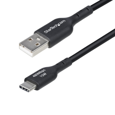 1ft USB-A to USB-C Charging Cable