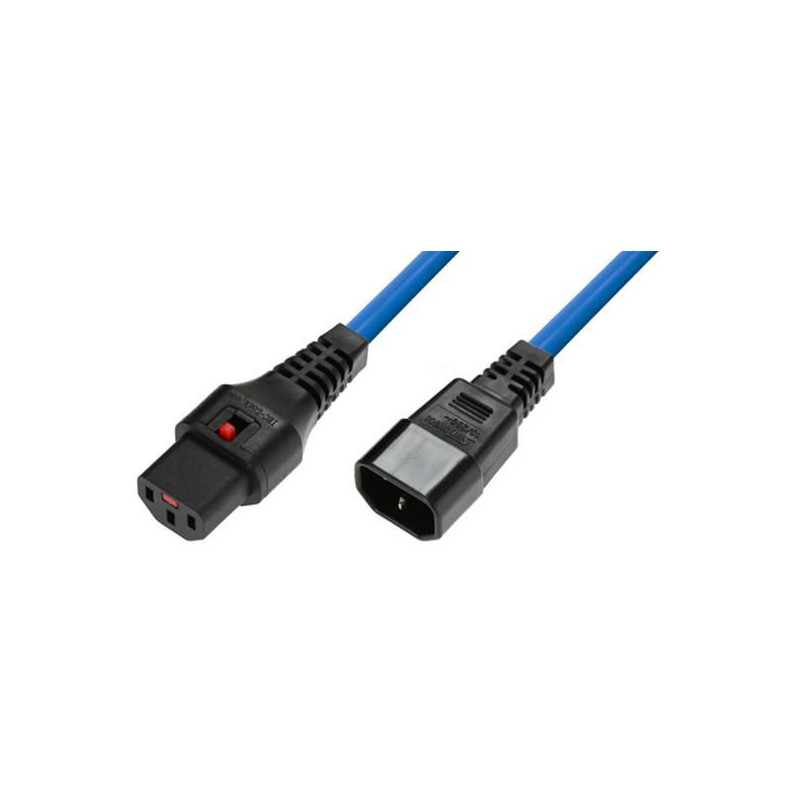 Powercord C13 IEC Lock - C14