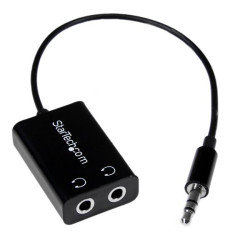 Slim Mini Jack Splitter Cable Adapter
