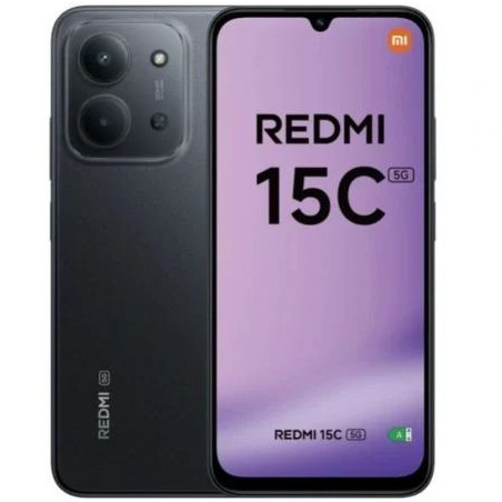 Smartphone Xiaomi Redmi 15C 4GB/ 128GB/ 6.9"/ 5G/ Negro