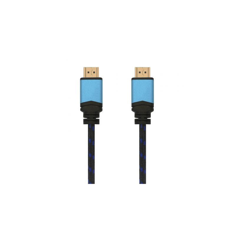 Cable HDMI 2.0 4K Aisens A120-0356 V2/ HDMI Macho - HDMI Macho/ 1m/ Ne