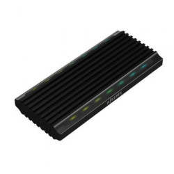 Caja Externa para Disco SSD M.2 SATA/NVMe Aisens ASM2-RGB012B/ USB 3.2