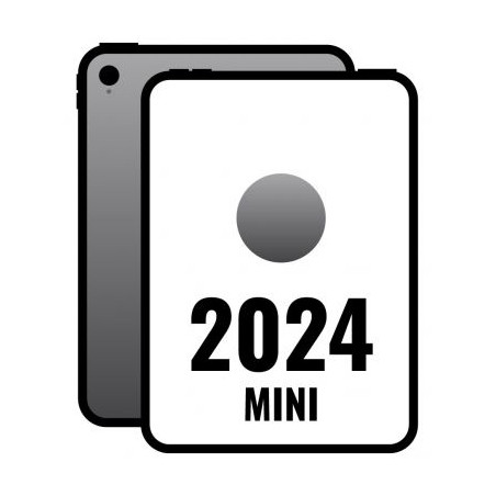 iPad Mini 8.3" 2024 7th WiFi Cell/ A17 Pro/ 256GB/ 5G/ Gris Espacial -