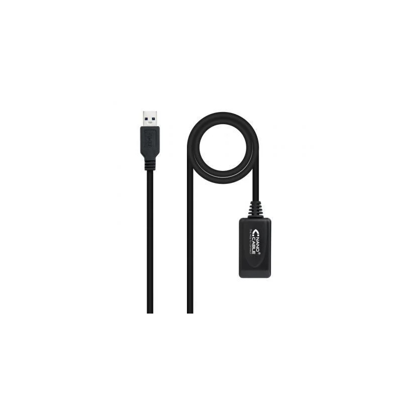 Cable Alargador USB 3.0 con Amplificador Nanocable 10.01.0311/ USB Mac