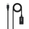 Cable Alargador USB 3.0 con Amplificador Nanocable 10.01.0311/ USB Mac